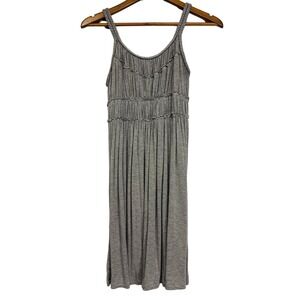 Spence Jersey Style Sleeveless Tank Dress Gray size Small